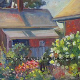 Ron Anderson: 'English Garden in German Village', 2006 Oil Painting, Landscape. Artist Description:  Original oil painting by artist Ron Anderson. Painting entitled English Garden in German Village. Painted en plein air in German Village in Columbus, Ohio. Painting is priced and sold unframed. Buyer is responsible for all shipping fees, insurance costs and any applicable sales tax and duties. Artist reserves ...