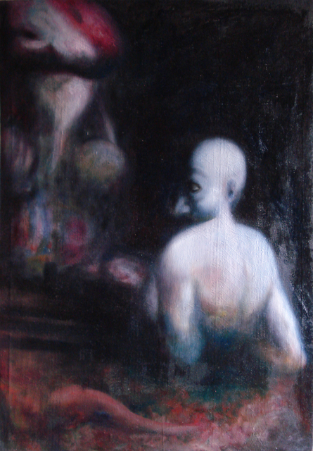 Raul Tripa  'Portrait', created in 2009, Original Painting Oil.