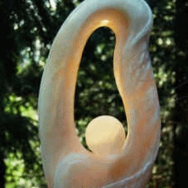 Shannon Ravenhall: 'Birth I: You Raise Me Up', 2011 Stone Sculpture, Abstract. Artist Description:   Italian AlabasterMore than 20 pounds  ...