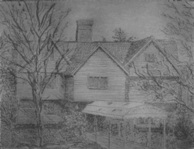 Robin Richard Emrich  'Salem Witch House', created in 1999, Original Printmaking Etching - Open Edition.