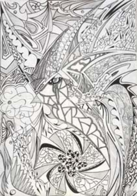 Artist Raymond Shumeliov. 'Consciousness' Artwork Image, Created in 2008, Original Drawing Pencil. #art #artist