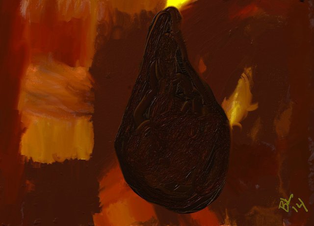 Robert Bobby Lyons  'Chocolate Drop', created in 2014, Original Digital Art.