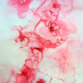 Pink flowerbomb 2 By Rebecca De Figueiredo