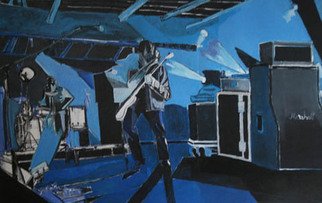Dana Smith: 'black keys at mississippi nights', 2008 Acrylic Painting, Figurative. 
