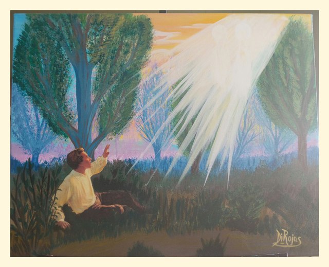 Artist Diana Rojas. 'Joseph Smith' Artwork Image, Created in 2014, Original Painting Acrylic. #art #artist
