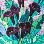 calla lily black forest By Irina Redine