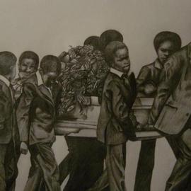 Freddie Shelton: 'too young', 2009 Pencil Drawing, Children. 