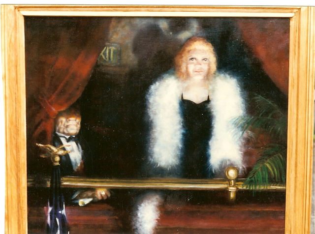 Gerald Wolfert  'Showgirl', created in 2013, Original Painting Oil.