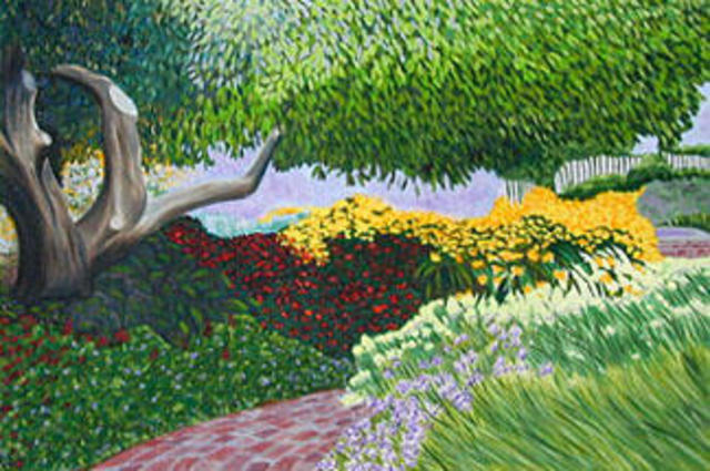 Renee Rutana  'Prescott Park', created in 2002, Original Painting Other.