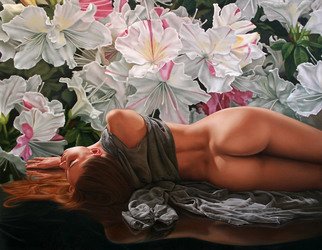 Renso Castaneda: 'flowers', 2008 Giclee, nudes. 