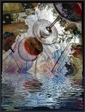 Robert Reinhardt: 'high tide pinot', 2017 Digital Art, History. Pinot Noir, Summer, Drinks, Floods, ...