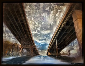 Robert Reinhardt: 'roosevelt expressway overpass', 2017 Digital Art, History. Philadelphia, Overpass, Travel, Transportation...