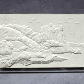 Alexandr And Serge Reznikov: 'durer landscape', 2017 Mixed Media Sculpture, Landscape. Artist Description: Albrecht DA1/4rer  21 may 1471, Nuremberg aEUR
