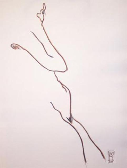 Artist Bernadette Gabriel. 'Judith' Artwork Image, Created in 2003, Original Drawing Pencil. #art #artist