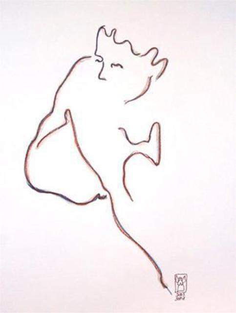 Bernadette Gabriel  'Sophie', created in 2003, Original Drawing Pencil.