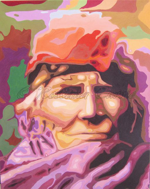 Artist Rossana Currie. 'Lady Taos' Artwork Image, Created in 2011, Original Painting Oil. #art #artist