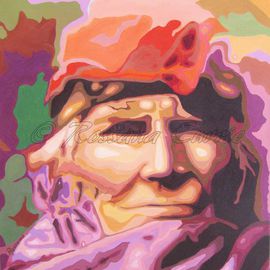 Rossana Currie: 'Lady Taos', 2011 Oil Painting, Ethnic. Artist Description:  This lady attracted me with the inner strength of her culture and the defiance/ wisdom reflected on her eyes. The painting has a black metal frame....