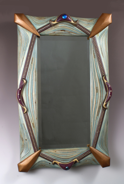 Robert Hargrave  'The Magestic Mirror', created in 2015, Original Sculpture Wood.