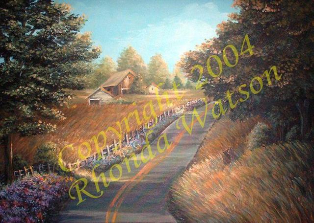 Rhonda Watson  'The Splendor Of Pennsylvania', created in 2004, Original Painting Acrylic.