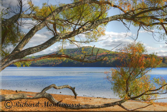 Richard Montemurro  'Autumn At Round Pond Reservoir', created in 2008, Original Computer Art.