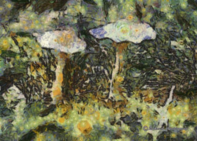 Artist Richard Montemurro. 'SHROOMS' Artwork Image, Created in 2011, Original Computer Art. #art #artist