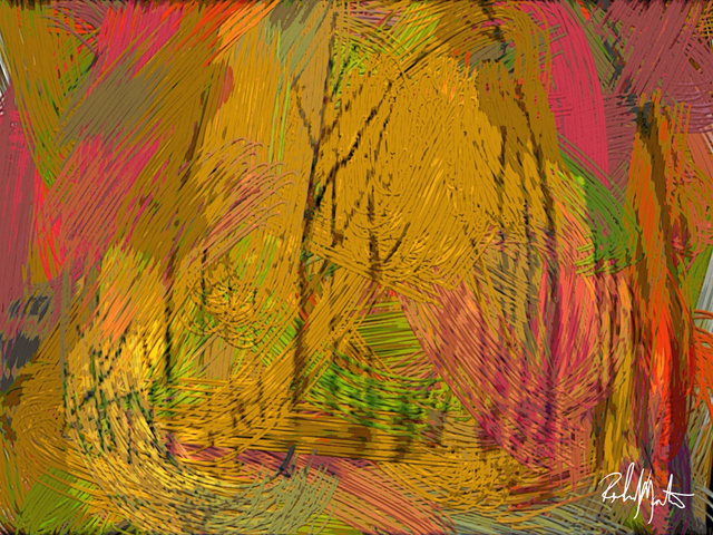 Artist Richard Montemurro. 'Wind' Artwork Image, Created in 2013, Original Computer Art. #art #artist