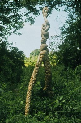 Daniel Richmond: 'Butternut Core', 1998 Wood Sculpture, Abstract Figurative. 