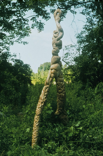 Daniel Richmond  'Butternut Core', created in 1998, Original Sculpture Wood.