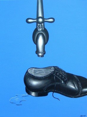 Marcelo Novo: 'FLOODED', 2005 Acrylic Painting, Surrealism.  From 