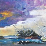 aground ship 1 By Rigel Sauri