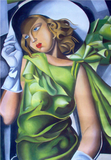 Matrella Rita  'Girl In Green Non In Vendita Solo Scambio Baratto', created in 2007, Original Digital Print.