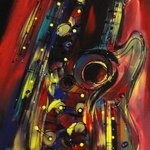 jazz jam session By Robert Berry