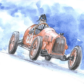 100 Years Old Race Car, Roberto Echeverria