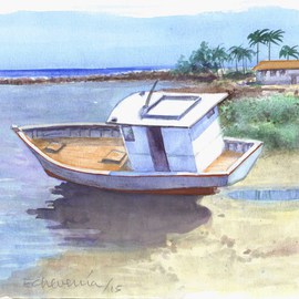 Boat By Roberto Echeverria
