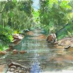 Creek By Roberto Echeverria