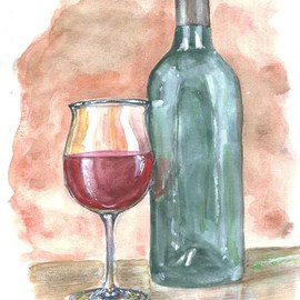 Wine Glass By Roberto Echeverria