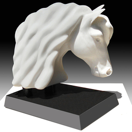Robert Kelly: 'arion', 2016 Other Sculpture, Horses. Artist Description: Limited edition   1 15  Hand cast marble...