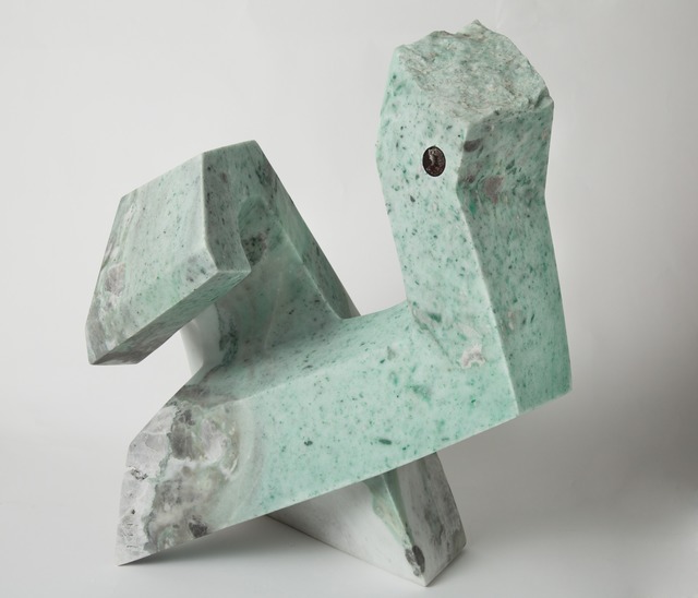 Robin Antar  '2 People', created in 2016, Original Sculpture Limestone.