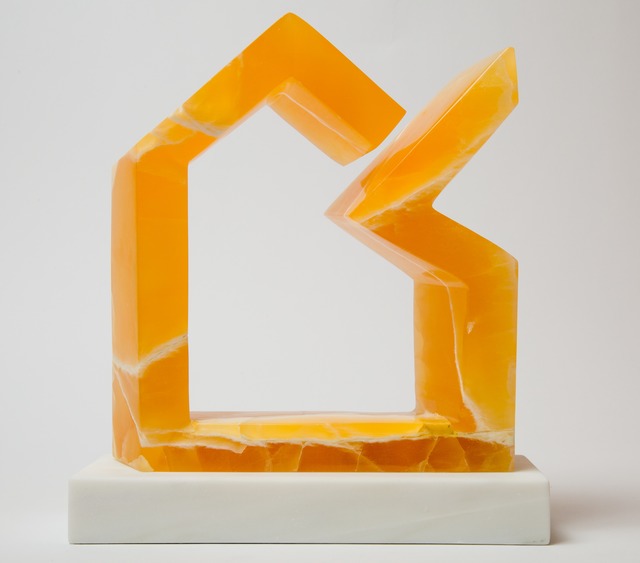 Robin Antar  'Balancing Act 3', created in 2016, Original Sculpture Limestone.