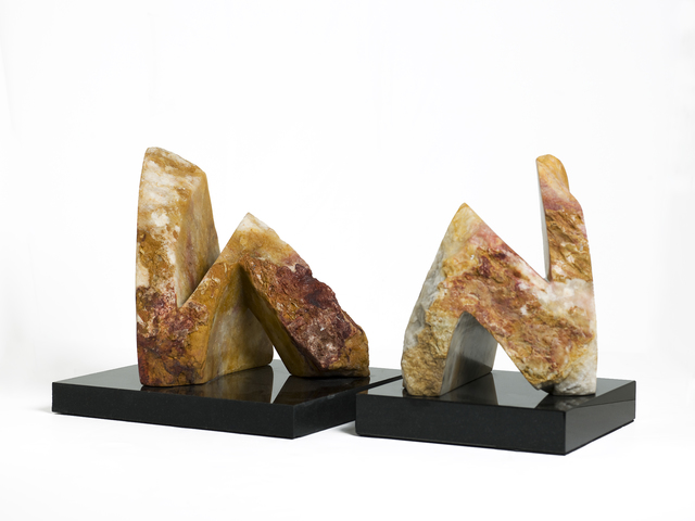 Robin Antar  'Conversations 1', created in 2009, Original Sculpture Limestone.