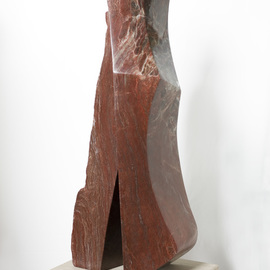 Robin Antar: 'him and her', 2009 Stone Sculpture, Abstract Figurative. Artist Description: carved out of a rare piece of alabaster, figures, male, female, relationships...