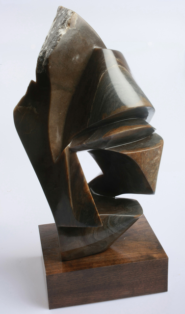 Robin Antar  'Moving On', created in 2009, Original Sculpture Limestone.
