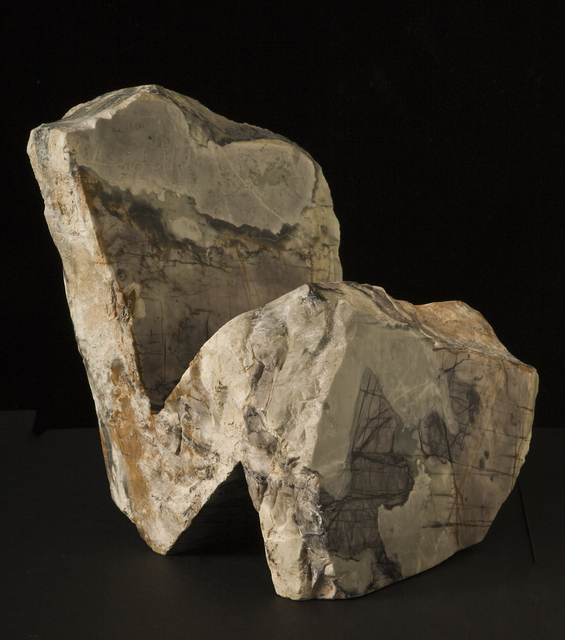 Robin Antar  'The Thinker 2', created in 2010, Original Sculpture Limestone.