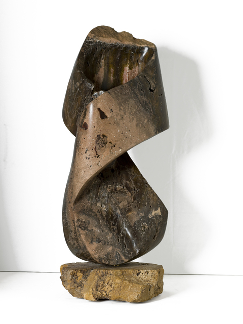 Robin Antar  'Twisted Up', created in 2009, Original Sculpture Limestone.