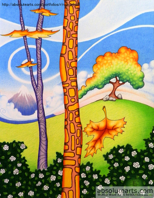 Robert Ball  'Changing Seasons', created in 2013, Original Painting Acrylic.