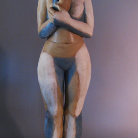 Mavis Mcclure Artwork Standing Figure , 2013 Handbuilt Ceramics, undecided