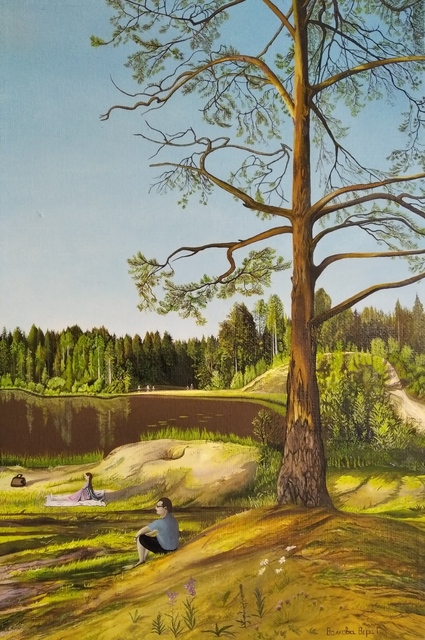 Vera Volkova  'Ukki', created in 2022, Original Painting Oil.