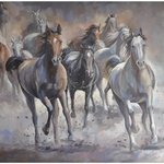 Running Horses By Roman Markov
