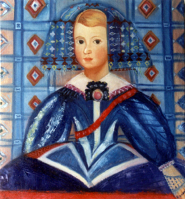 Romaya Puchman  'Infanta', created in 2000, Original Painting Oil.