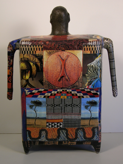 Ron Allen  'Africa  Back View', created in 2009, Original Sculpture Ceramic.